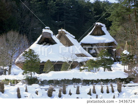 Hida No Sato Snowscape Hida No Sato Snowscape 3436724