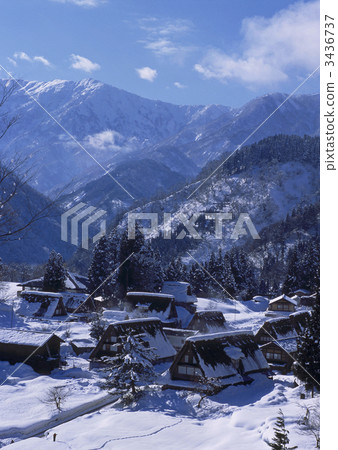 Gokayama Aikura Gymnasium Colony Settlement Snow Gokayama Aikura Gymnasium Colony Settlement Snow 3436737