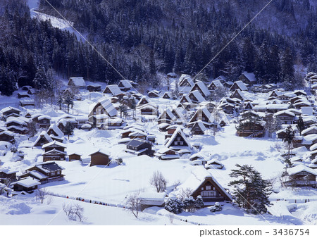 Shirakawago雪景 3436754