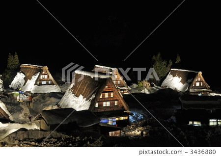 Gokayama Suganuma college village light up 3436880