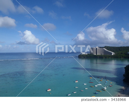 關島的海景 3438966