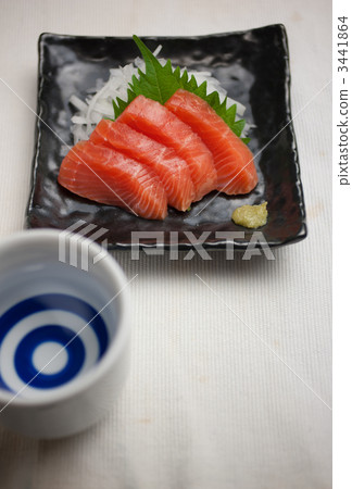 三文魚生魚片 3441864