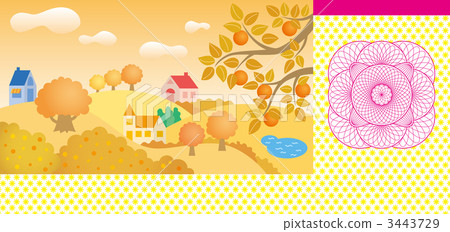 Illustration of lottery autumn drawing drawing 3443729