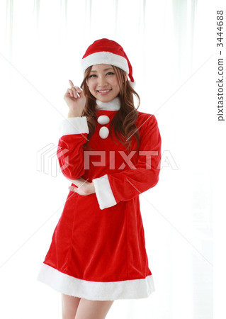聖誕老人女孩 3444688