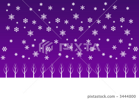 白雪皚皚 雪景 底圖 3444800