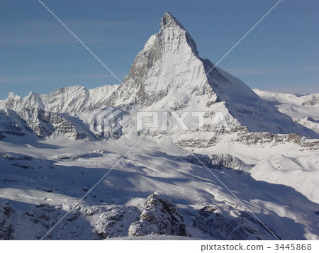 馬特 雪山 瑞士的 3445868