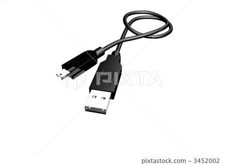 usb cable, usb connector, usb 3452002