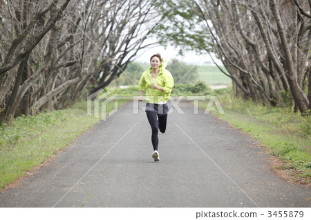 running, person, female 3455879