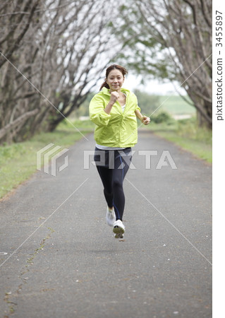running, person, female 3455897