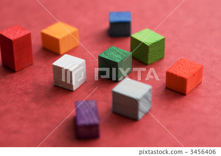 cube, quadrangular pyramid, object 3456406