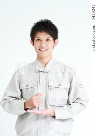 一個鼓舞人心的工人 3459242