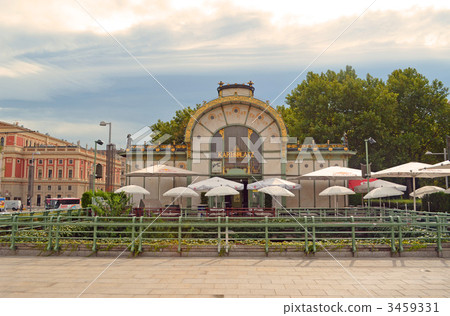 Carlplatz station in Vienna 3459331