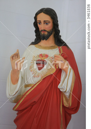 Christ image with scratches on hands Christ image with scratches on hands 3461836