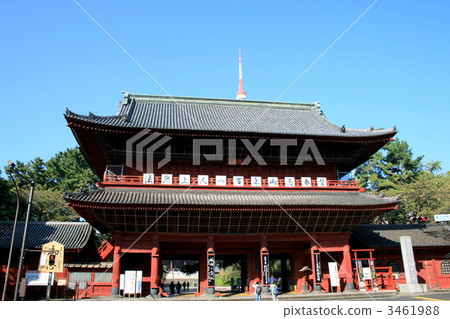 參觀德川家族的Zojoji寺廟菩薩 參觀德川家族的Zojoji寺廟菩薩 3461988