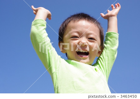A child who is having a jump A child who is having a jump 3463450
