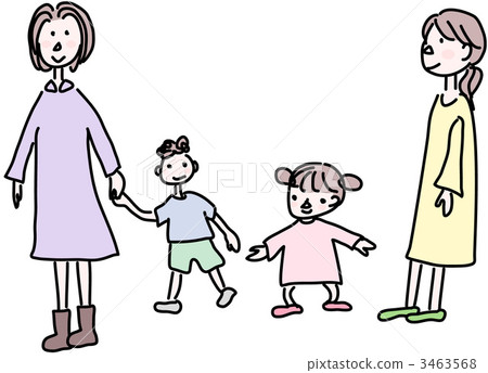 父母和小孩 親子 主婦 3463568