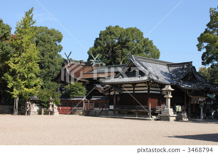 Sak市Hyakugo Yawata Shrine Sak市Hyakugo Yawata Shrine 3468794