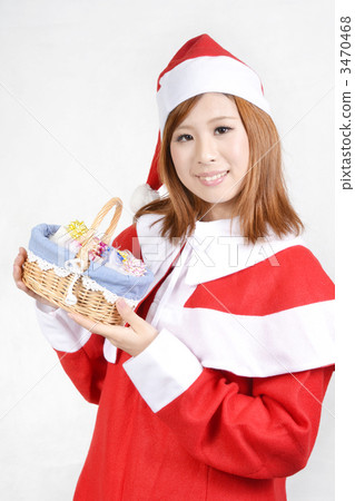 Santa Claus + gift / model: RUI 3470468