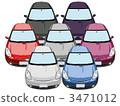 Illustration Ride car Car Private car 5 people ride 3471012