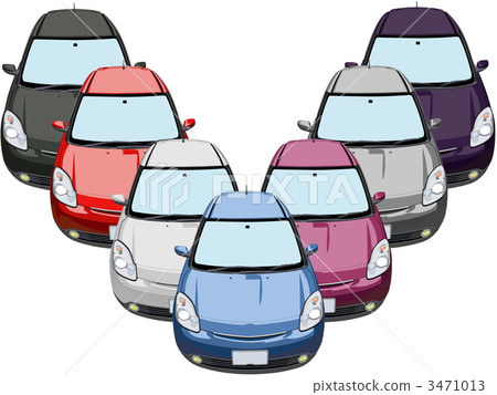 Illustration Ride car Car Private car 5 people ride 3471013
