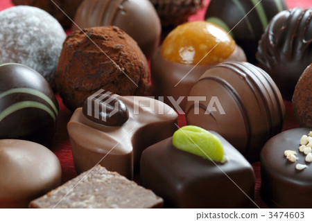 Chocolates closeup Chocolates closeup 3474603