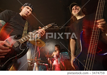Rock band performing 3474759