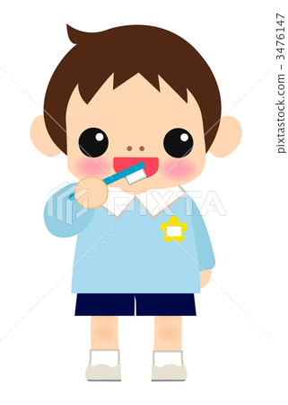 兒童刷牙 3476147