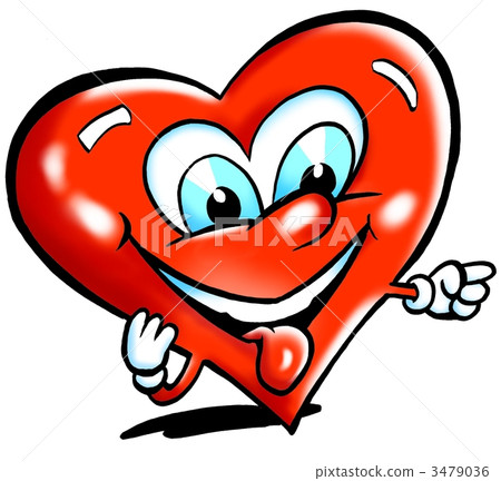 Red Happy Heart Smiling 3479036