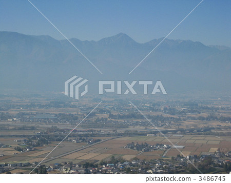 Fall Matsumoto Ping and North Alps 3486745