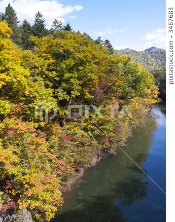 Autumn leaves of Jozankei Autumn leaves of Jozankei 3487683