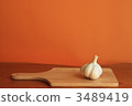 garlic, orange, vegetables 3489419