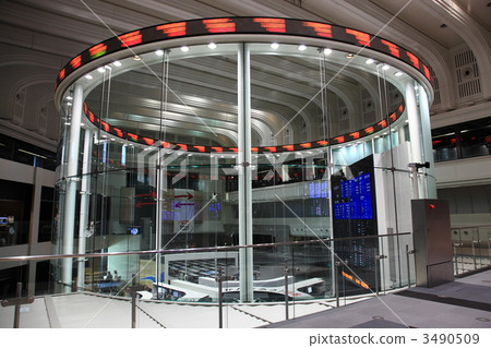 tokyo stock exchange, electric bulletin board, stock prices 3490509