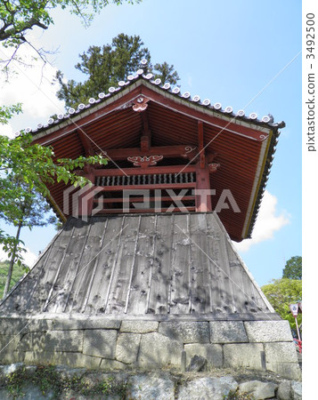 当麻寺 釣鐘堂 스톡사진