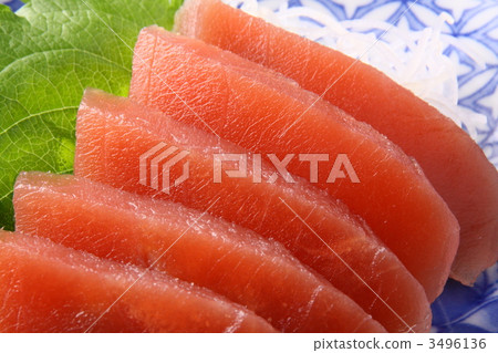 金槍魚金槍魚生魚片 3496136