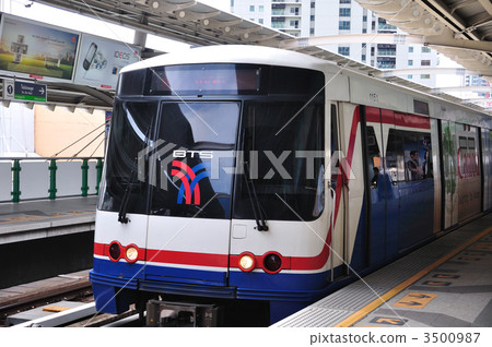 sky train, kingdom of thailand, asian 3500987