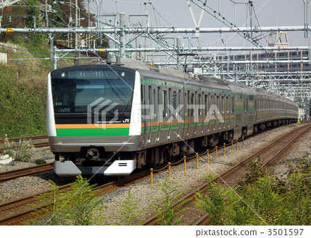 Tokaido Line E233 series Shinkoan Station 3501597