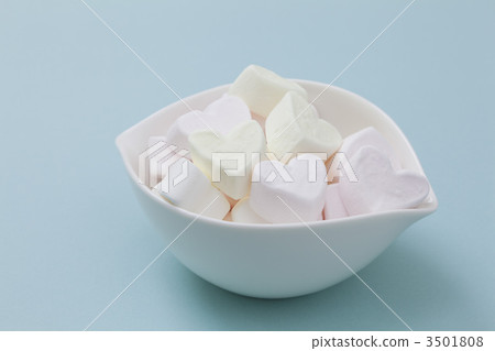 心形的棉花糖 心形的棉花糖 3501808