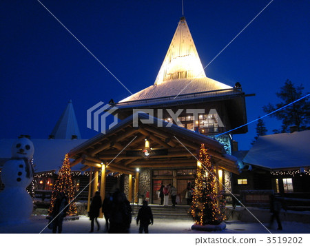 Santa Claus village on 25th December 3519202