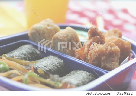 Fried chicken lunch 3520822