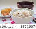 Breakfast of millet rice 3521907