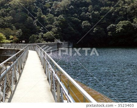 nunobiki reservoir, dam, establishment 3523403
