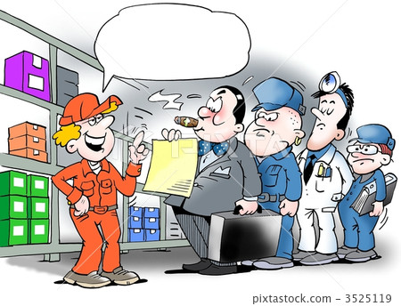 Inspection of the warehouse Inspection of the warehouse 3525119