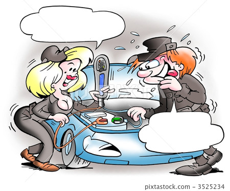 Female mechanic with an excellent appearance 3525234