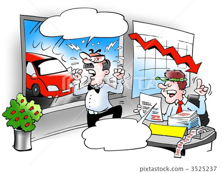 A business owner sees red all over the place A business owner sees red all over the place 3525237