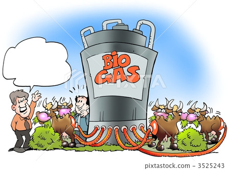 Cows convert biogas to fuel Cows convert biogas to fuel 3525243