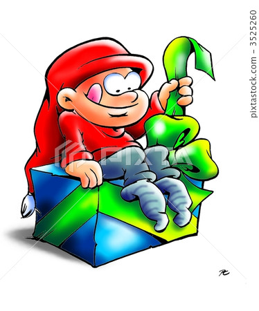 Elf packets excited his gift out 3525260