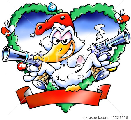Christmas goose goose with smoking guns Christmas goose goose with smoking guns 3525318
