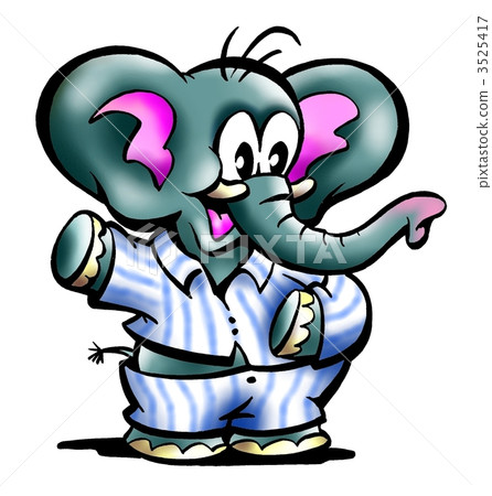 Baby Elephant in pajamas 3525417