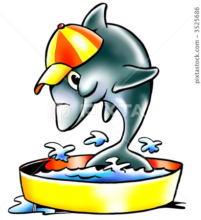 Dolphin making fun for the tourist Dolphin making fun for the tourist 3525686
