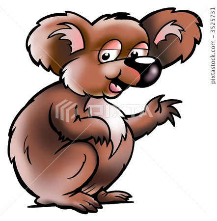 Koala Bear with big brown ears 3525731